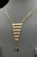 طقم ذهب صافي عيار 21 وزن 2.9 جرام