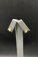 حلق خلية ذهب مع فص سوليتير عيار 18 وزن من 0.7 الى...