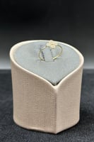 خاتم وردة ذهب تصميم الماس عيار 18 وزن من 0.5 الى 0...