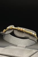 اسوارة ذهب عيار 18 ايطالي بتصميم كور فاخر بوزن 5 ج...