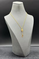 عقد ذهب صافي عيار 21 وزن 2.5 جرام