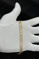 اسوارة ذهب صافي ايطالي عيار 18 وزن 7.7 جرام