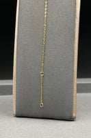 اسوارة ذهب مع لؤلؤ عيار 18 وزن 1.2 جرام