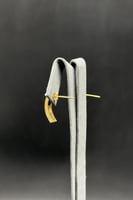 حلق ذهب صافي عيار 21 وزن 1.7 جرام