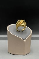 خاتم ذهب صافي عيار 18 وزن 2.4 جرام