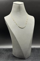 عقد كور ذهب صافي ايطالي عيار 21 وزن 2.2 جرام