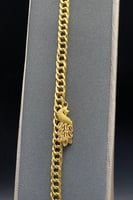 اسوارة جنزير ذهب صافي عيار 21 وزن 7 جرام