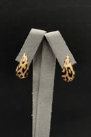 حلق بوتيقا تايجر ذهب ايطالي عيار 18 وزن 3 جرام