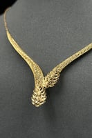 طقم ورقة الشجر ذهب صافي عيار 21 وزن 8 جرام