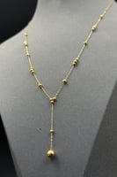 عقد كور نازل ذهب صافي عيار 21 وزن 1.2 جرام