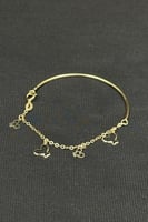 اسوارة اطفال فراشة مفرغ نص سلسال ذهب صافي عيار 18...