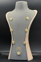 شال رموش ذهب عيار 21 متعددة الألوان وزن من 11.7 ال...