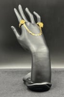 دبل خاتم ذهب صافي عيار 21 وزن 5.7 جرام