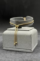 اسوارة تنس ذهب تصميم الماس عيار 18 وزن 4.8 جرام