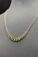 طقم عقد مع اسوارة جنزير ذهب عيار 18 وزن من 4.7 الى...