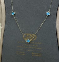 شال وردات مع صدف فيروزي