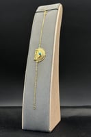 اسوارة براشي ذهب بحريني عيار 21 وزن من 1.7 الى 1.8...