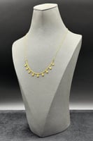 عقد ذهب صافي عيار 21 وزن من 2 الى 2.1 جرام