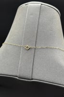 عقد دائري ذهب صافي عيار 18 وزن 0.7 جرام