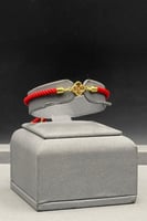 اسوارة قيطان وردة ذهب صافي عيار 21 وزن 0.7 جرام