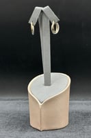 حلق دائري ذهب ايطالي عيار 18 وزن 2.4 جرام