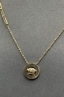 طقم دائري ذهب ايطالي عيار 18 وزن 12.2 جرام