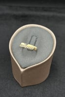 خاتم ذهب تصميم الماس عيار 18 وزن 1.7 حرام