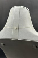 عقد ذهب تصميم الماس عيار 18 وزن 0.6 جرام