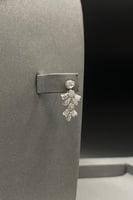 طقم ابيض ذهب تصميم الماس