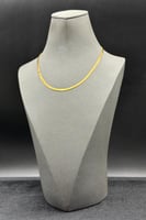 عقد فلات ذهب صافي عيار 21 وزن 8.4 جرام