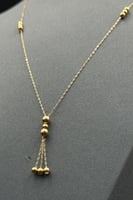 عقد كور نازل ناعم ذهب صافي عيار 21 وزن 1 جرام