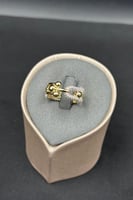 خاتم جنزير ذهب تصميم الماس عيار 18 وزن من 4.4 الى...