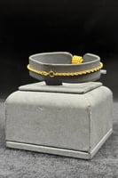 اسوارة مجدول ذهب صافي عيار 21 وزن 3.6 جرام