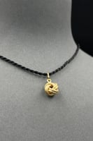 تعليقة مكرونة ذهب صافي عيار 18 وزن 1.1 جرام