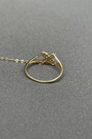 كف اطفال وردة مع باقيت ذهب تصميم الماس عيار 18 وزن...