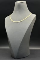 عقد قماش ذهب صافي عيار 18 وزن 9.1 جرام