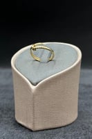 خاتم مسمار ذهب صافي عيار 18 وزن من 1.1 الى 1.2 جرا...