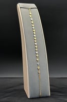 اسوارة دوائر ذهب صافي ايطالي عيار 18 وزن 2.4 جرام