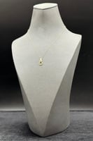 عقد ذهب مع باقيت تصميم الماس عيار 18 وزن 0.7 جرام