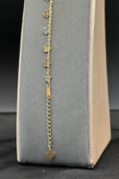 اسوارة وردة ذهب صافي عيار 18 وزن 2.3 جرام