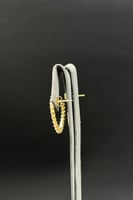 حلق تنس ذهب تصميم الماس عيار 18 وزن من 5.5 الى 5.6...