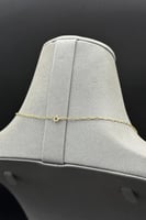 عقد قفل ذهب تصميم الماس عيار 18 وزن 2.8 جرام