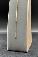 اسوارة تنس ذهب اصفر تصميم الماس عيار 18 وزن 2.2 جر...