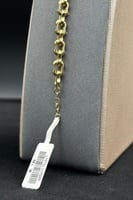 اسوارة جنزير ذهب صافي عيار 18 وزن 7.8 جرام