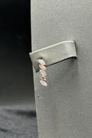 طقم ذهب ناعم أبيض عيار 18 همسة الفضة وزن 9.9 جرام