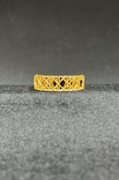 خاتم ذهب صافي عيار 21 وزن من 2.2 الى 2.3 جرام