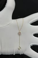 ورد ذهب ايطالي عيار 18 وزن 1.1 جرام