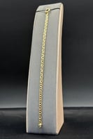 اسوارة جنزير ذهب صافي ايطالي عيار 18 وزن 5.7 جرام