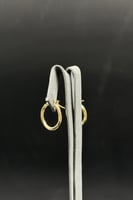 حلق ذهب صافي ايطالي عيار 18 وزن من 0.8 الى 0.9 جرا...