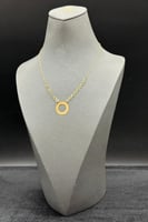 عقد دائري ذهب صافي عيار 21 وزن 1 جرام